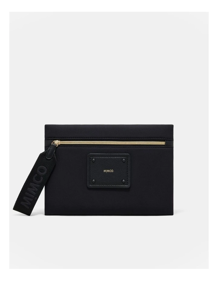 Brunswick Pouch in Black Light Gold image 1