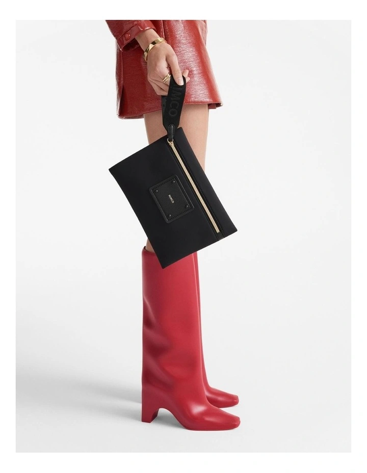 Brunswick Pouch in Black Light Gold image 2