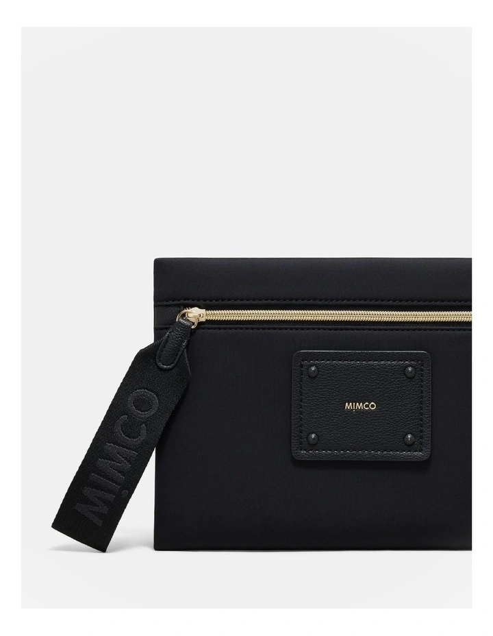 Brunswick Pouch in Black Light Gold image 4