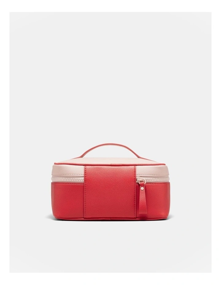 Cargo Large Cosmetic Bag in Racer Red image 3