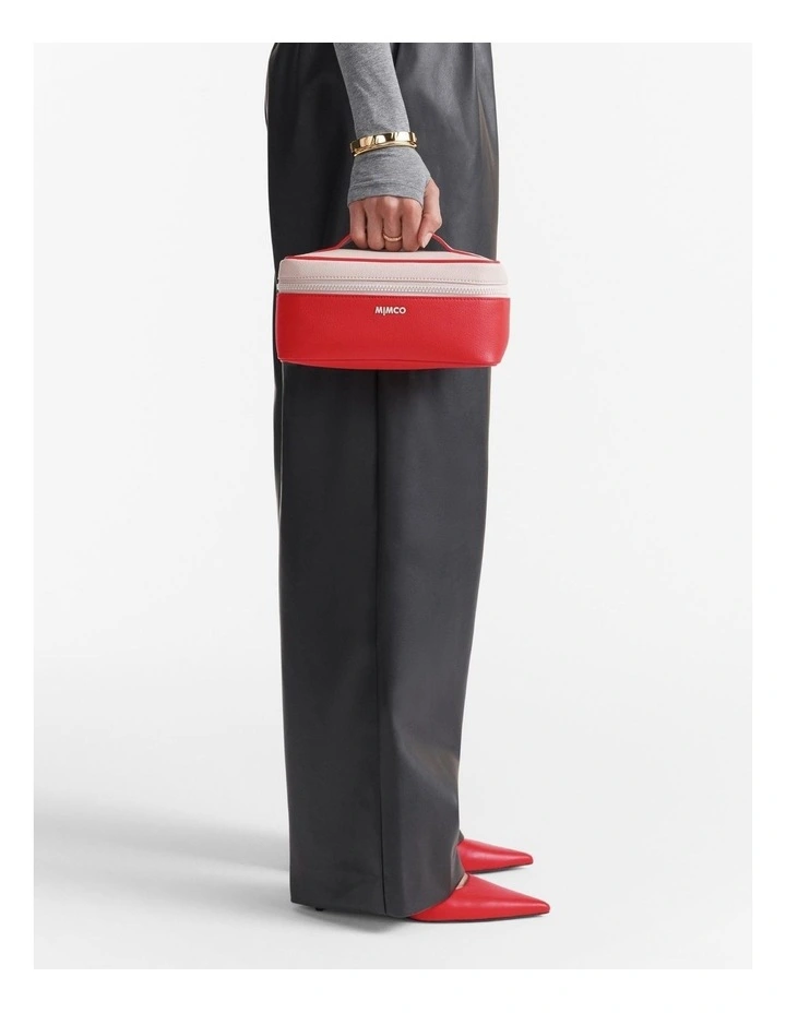 Cargo Large Cosmetic Bag in Racer Red image 5