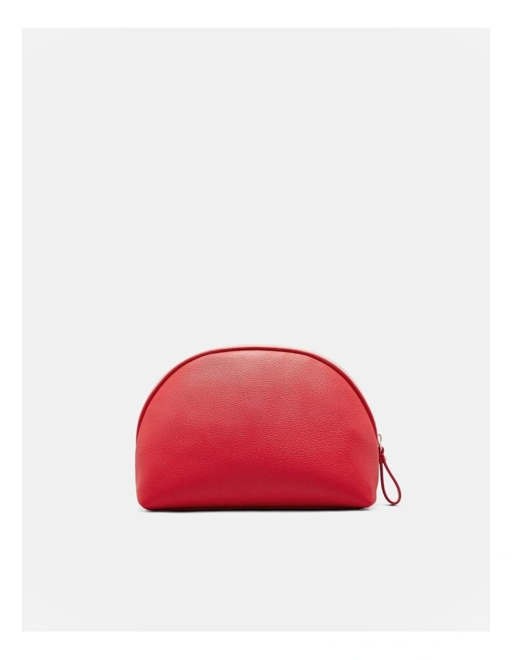 Cargo Cosmetic Pouch in Racer Red image 3