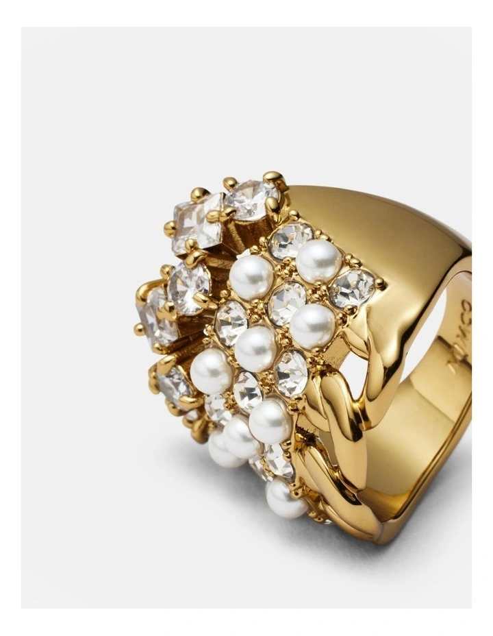 Ballroom Blitz Band Ring in Gold image 3