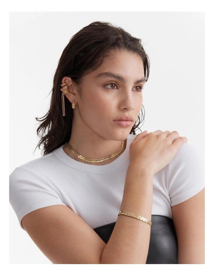 Cool Cat Ear Cuffs in Gold image 5