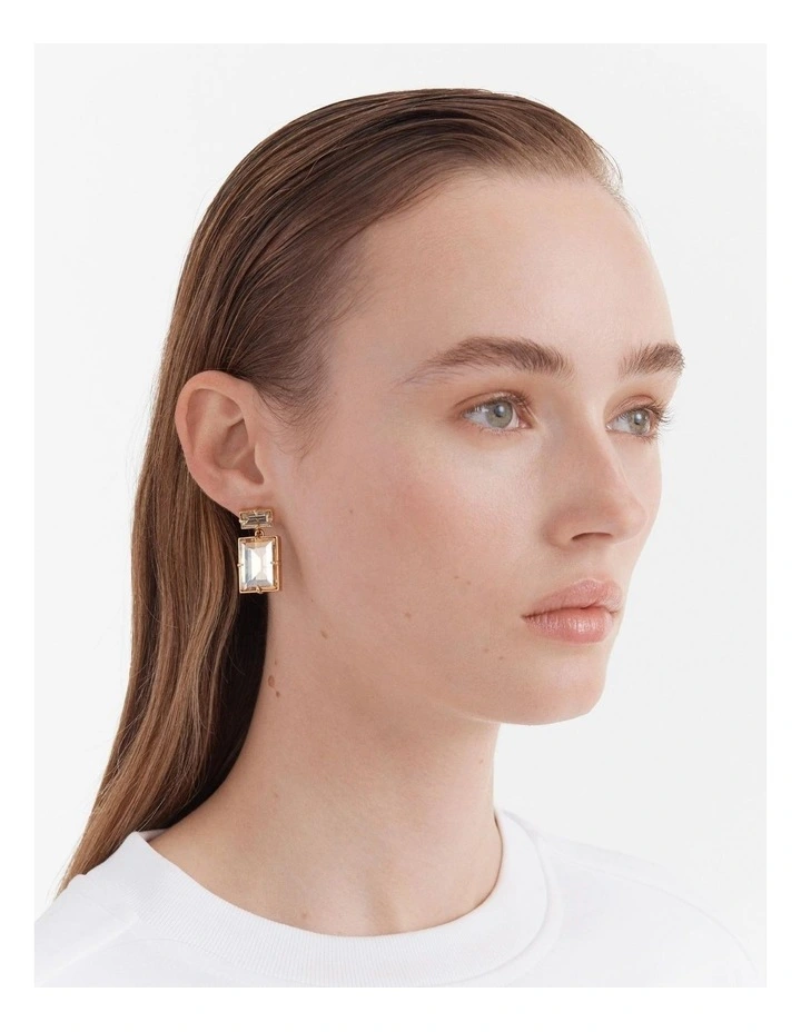 Dreams Drop Earrings in Gold image 2