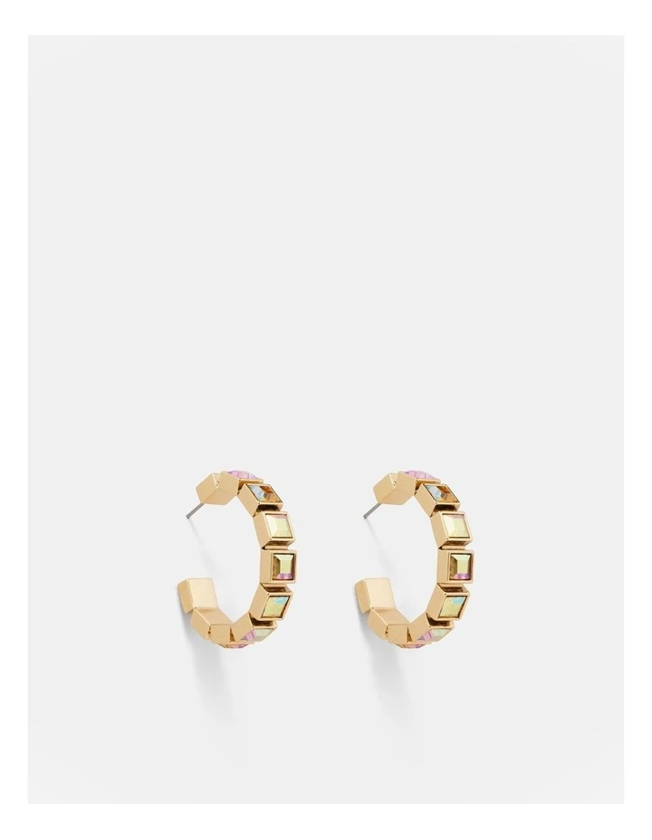 Dreams Hoop Earrings in Gold image 1