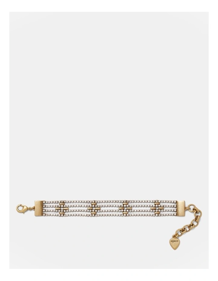 Crystal Vision Bracelet in Gold image 1