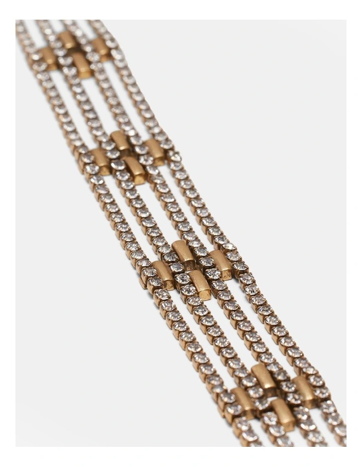 Crystal Vision Bracelet in Gold image 3