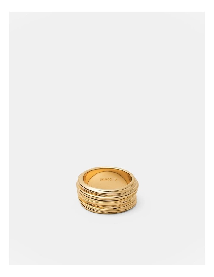 Bassline Ring in Gold image 1