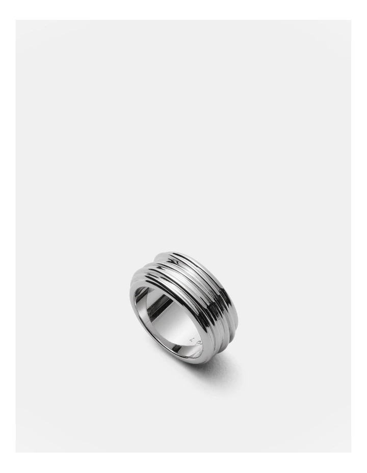 Bassline Ring in Silver image 3