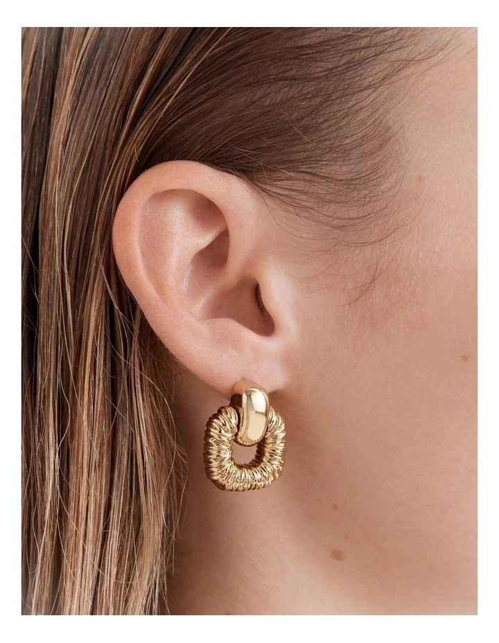 Encore Stud Earrings in Gold image 4