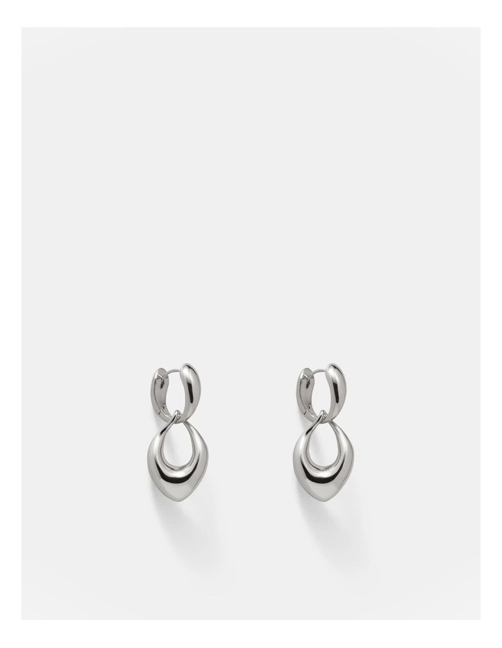 Anthem Drop Earrings in Silver image 1
