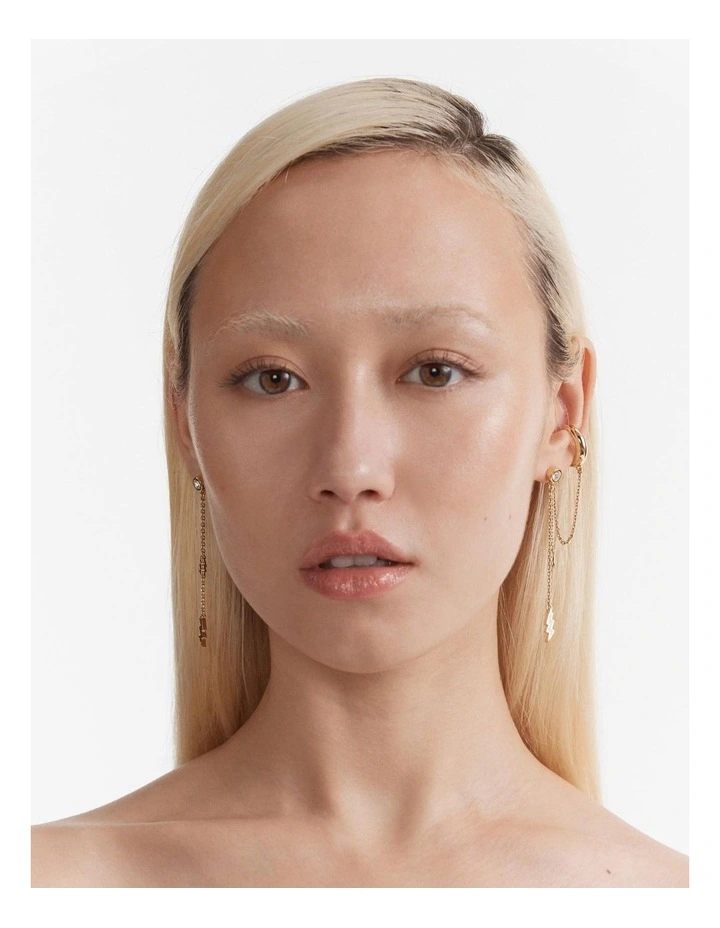 Call Me Ear Cuff in Gold image 2