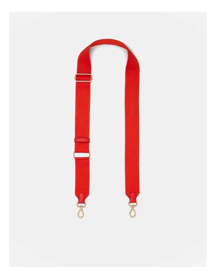 Stripe Webbing Bag Strap in Tequila Sunrise image 1