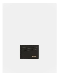 Drift Slim Credit Card Holder in Black Light Gold