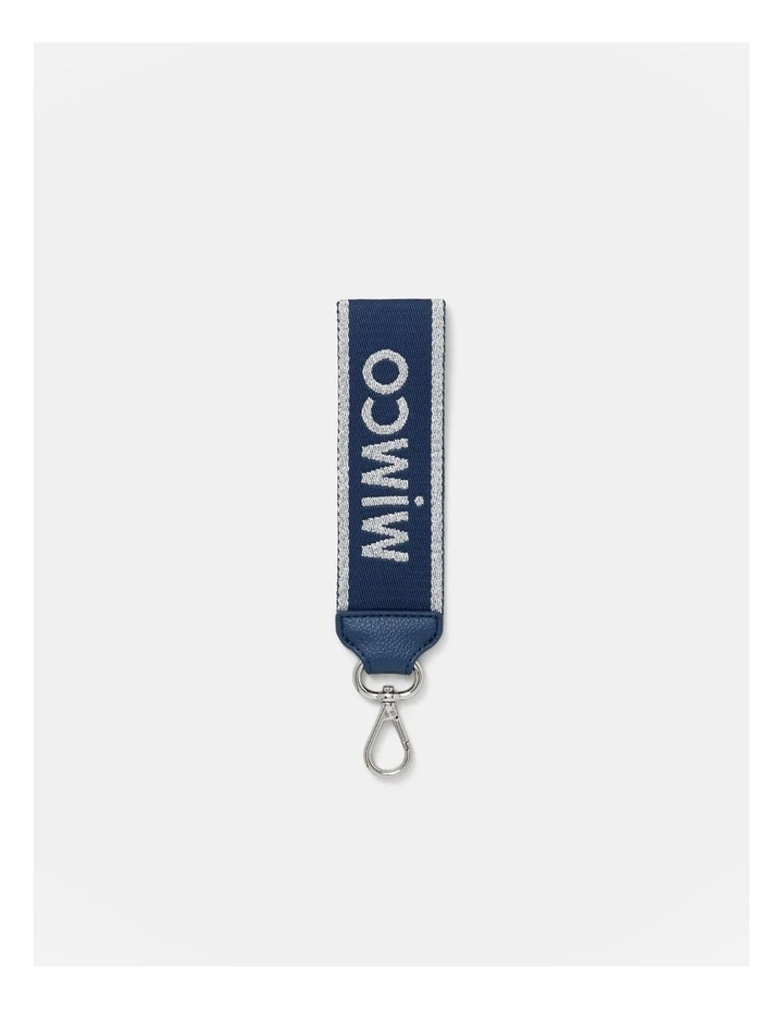 Stripe Webbing Wrist Strap in Indigo image 1