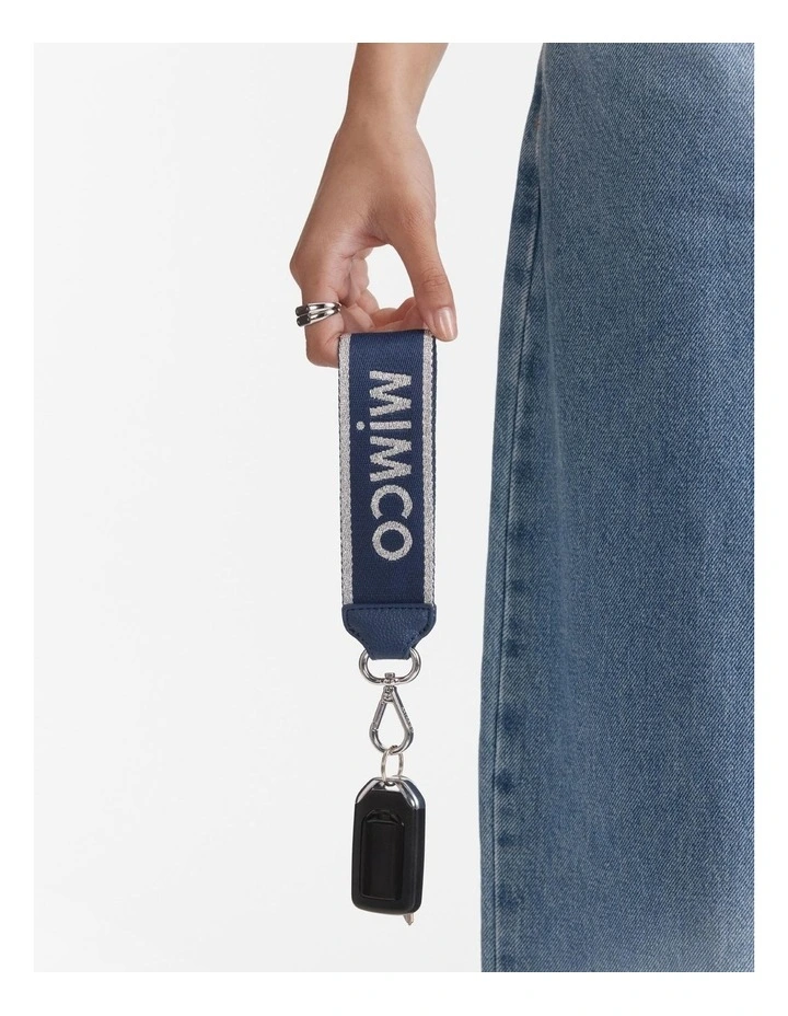 Stripe Webbing Wrist Strap in Indigo image 2