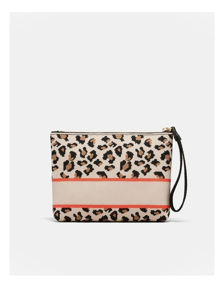 Blondie Pouch in Leopard image 3