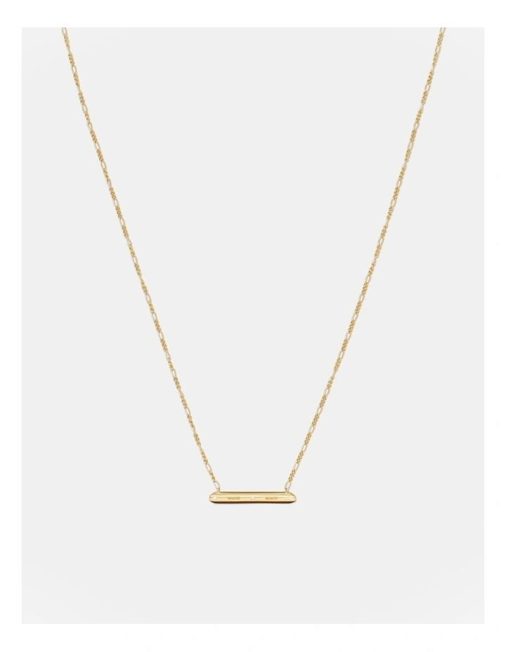 Oblique Necklace in Gold image 1