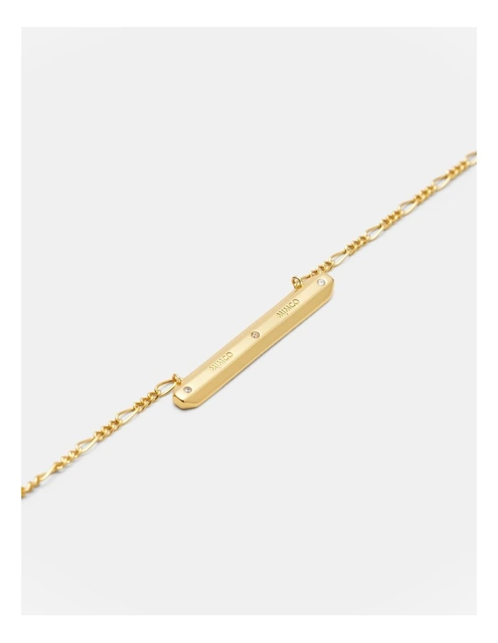 Oblique Necklace in Gold image 2