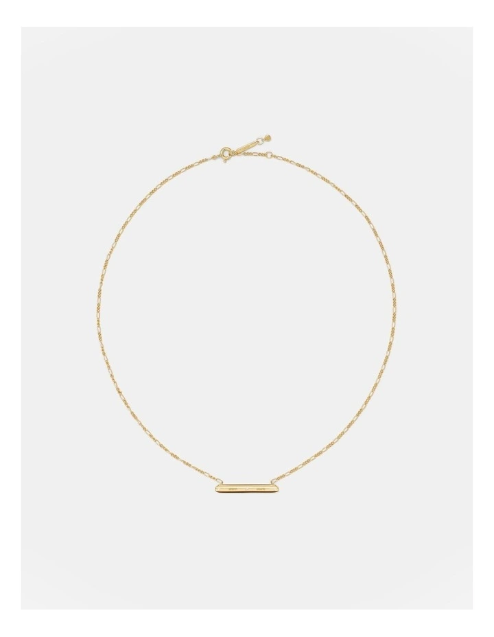 Oblique Necklace in Gold image 4