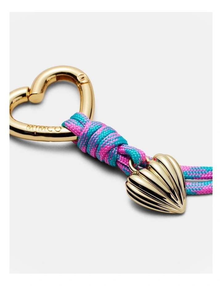 Mimco Bondi Keyring in Disco Pink MYER