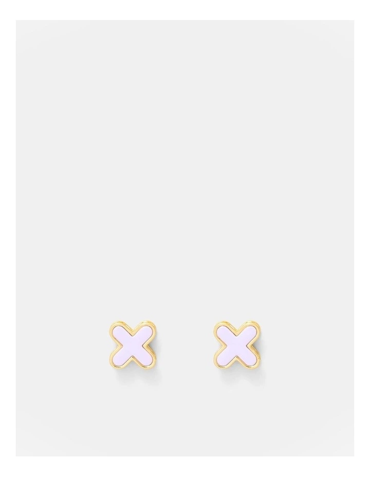 Dreamy Stud Earrings in Lilac image 1