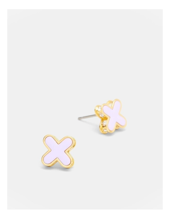 Dreamy Stud Earrings in Lilac image 3
