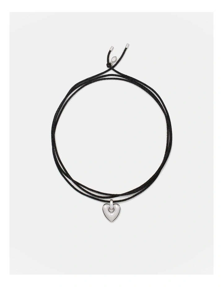 Freehearted Cord Necklace Set in Silver image 7