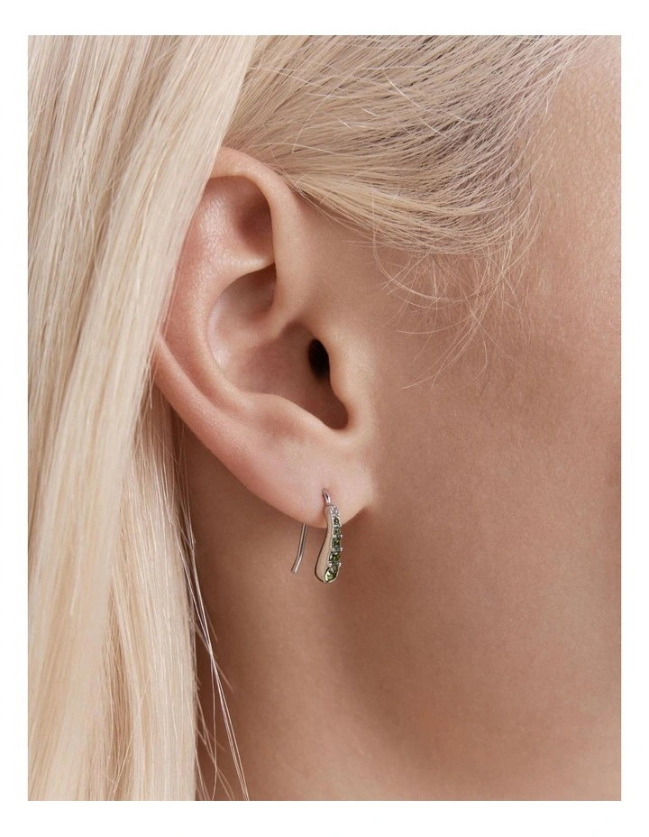 I Feel Love Hook Earrings in Lime Sorbet image 4