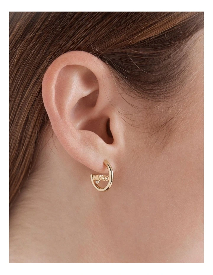 Alliance Hoop Earrings Gift Box in Gold image 4