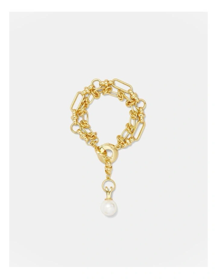 Outro Pearl Bracelet in Gold image 1