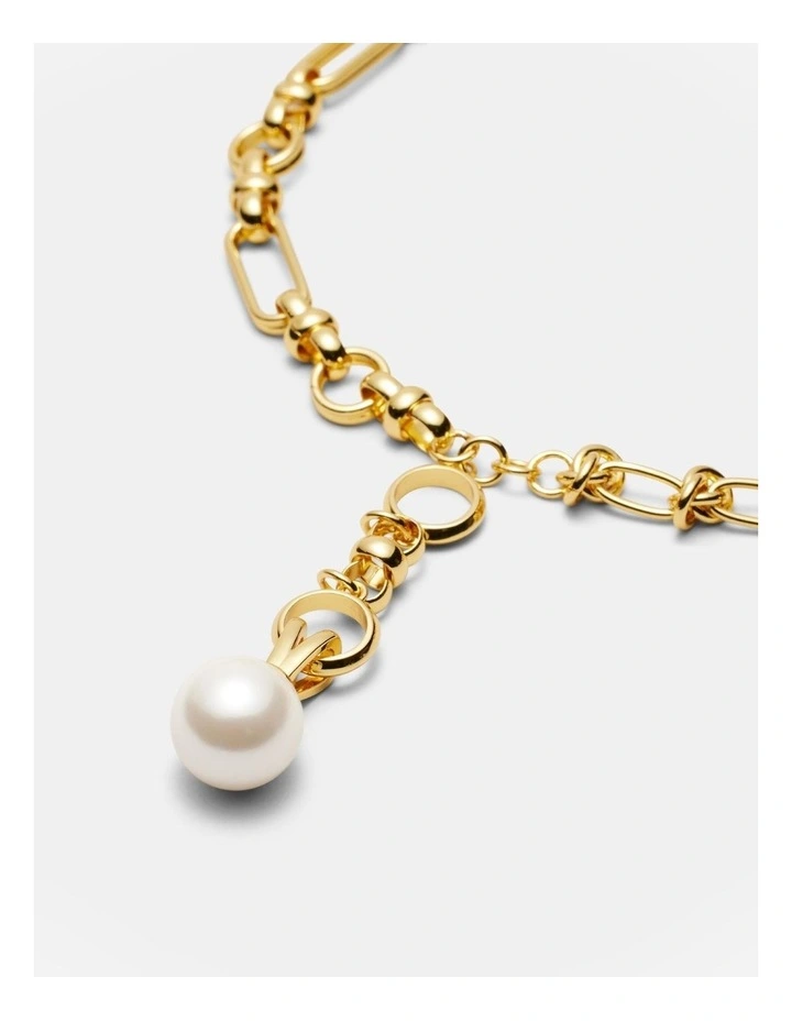 Outro Pearl Bracelet in Gold image 3