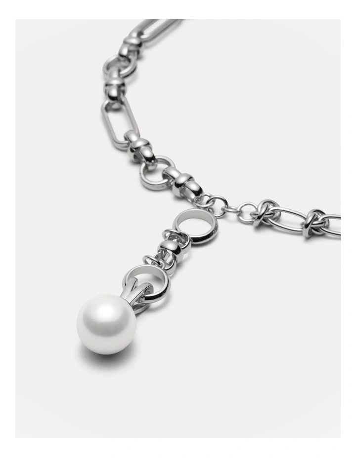 Outro Pearl Bracelet in Silver image 3
