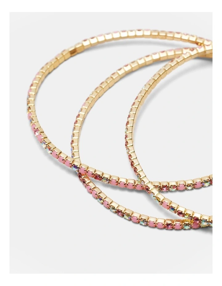 Mini Shimmy Bracelet in Disco Pink image 3