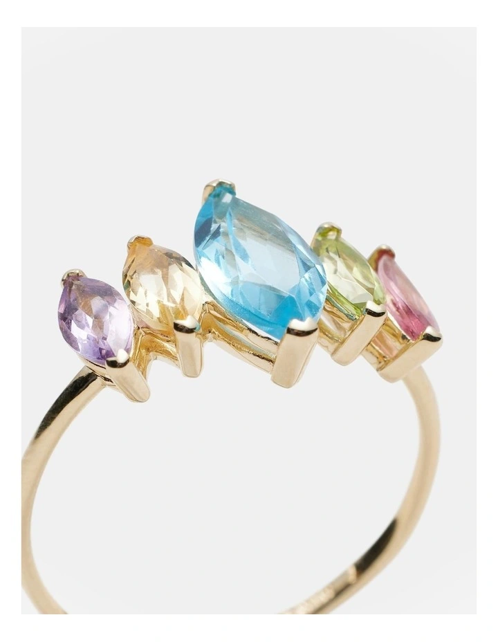 Limited Edition Rainbow Ring in Multicolour image 3