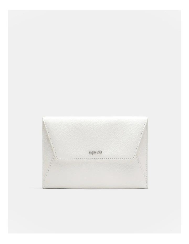 Drift Medium Envelope Pouch in White image 1