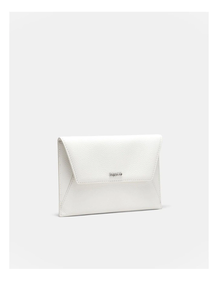 Drift Medium Envelope Pouch in White image 3