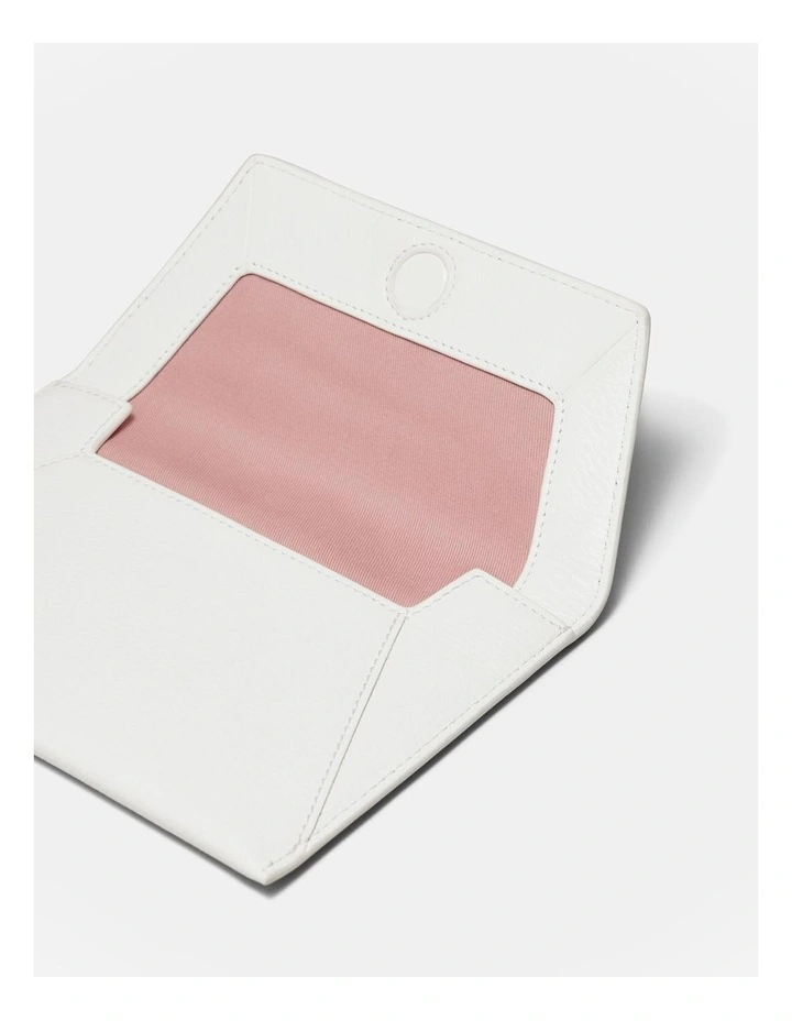 Drift Medium Envelope Pouch in White image 6