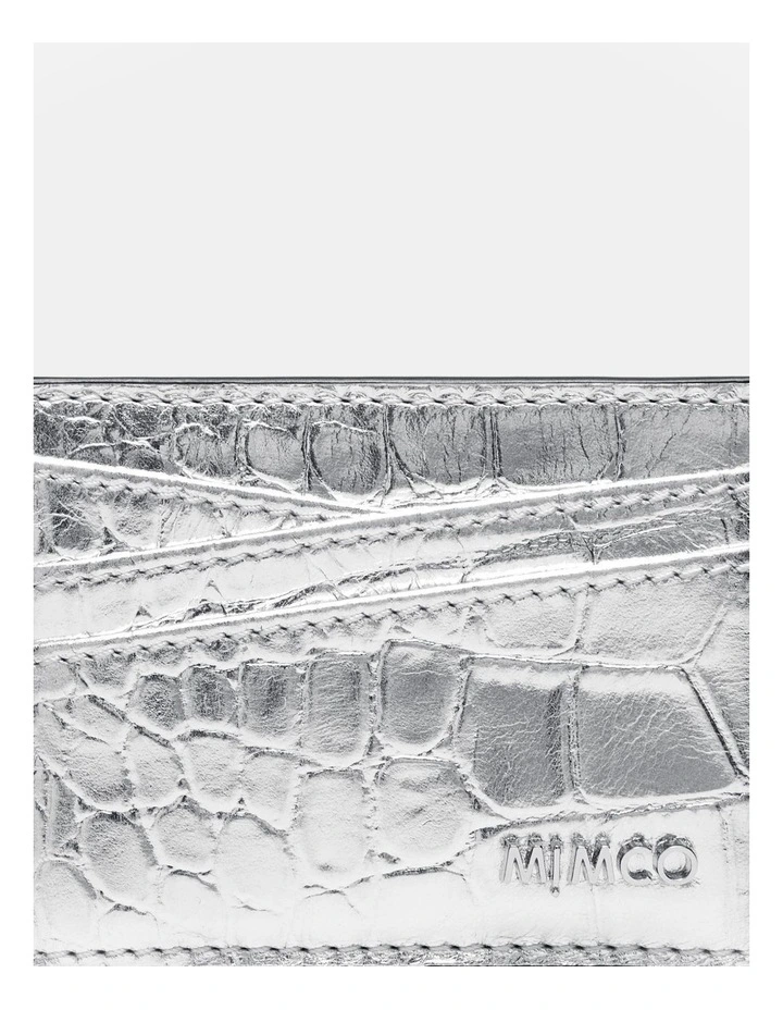 Drift Slim Credit Card Holder in Silver image 3