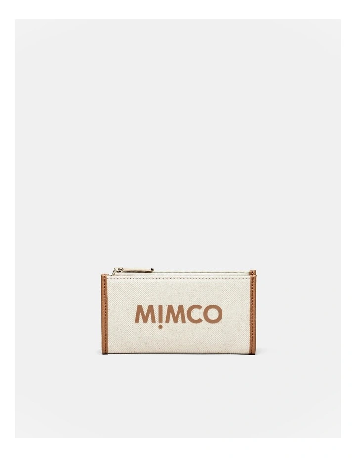 Patch Petite Wallet in Caramel image 1