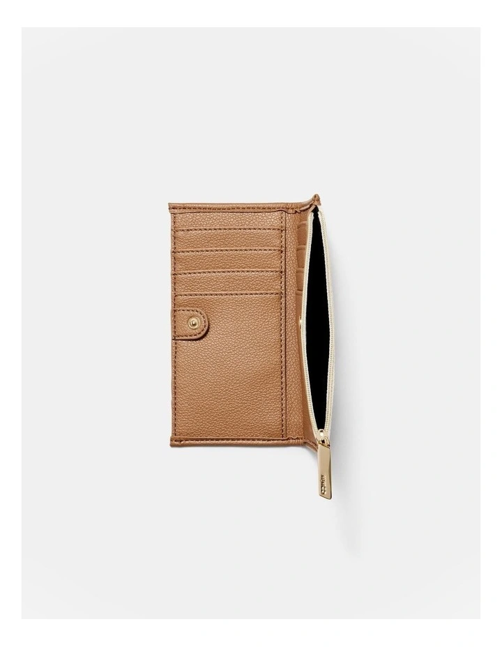 Patch Petite Wallet in Caramel image 4