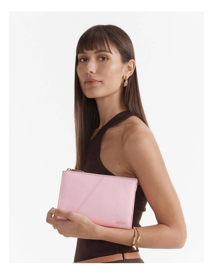 Drift Gusset Pouch in Pink Sorbet image 2