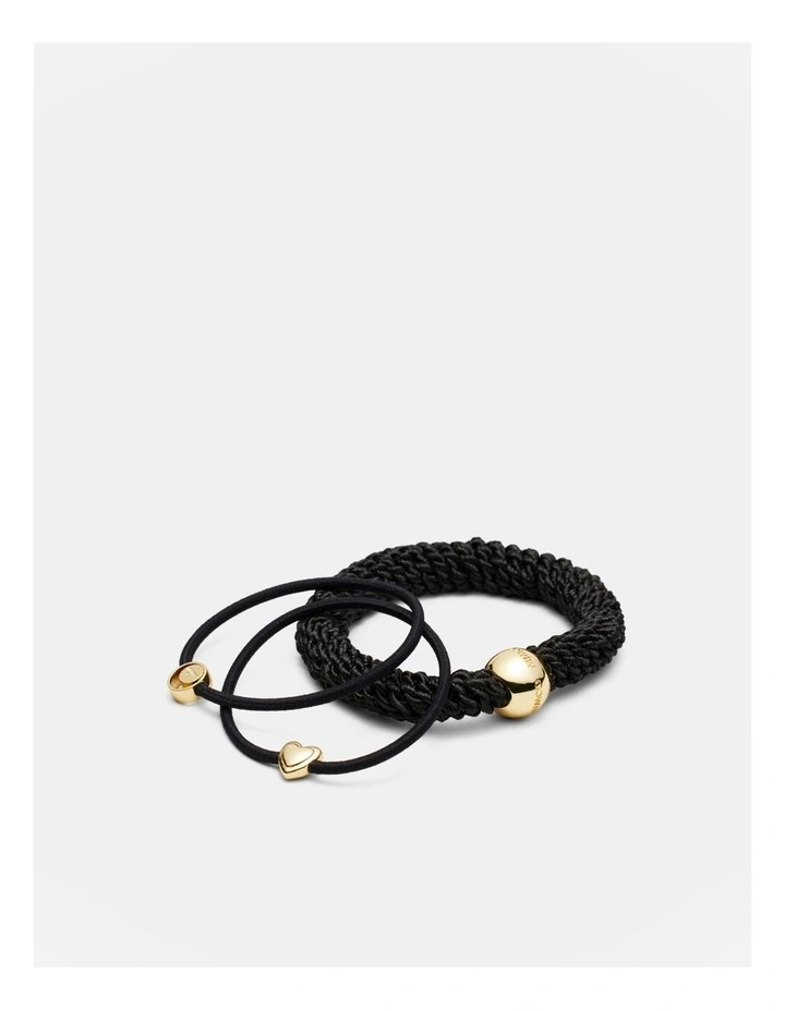 Cirque Hair Tie Trio Gift Box in Black image 3