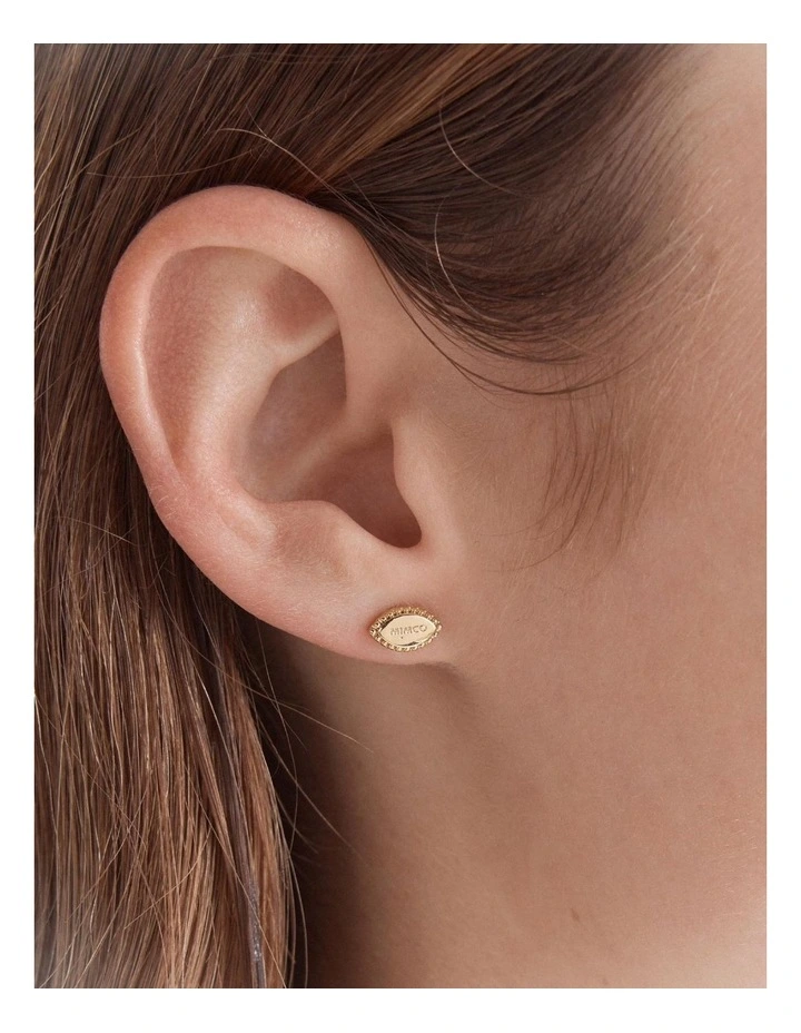 Enliven Stud Earrings Trio Set Gift Box in Gold image 6