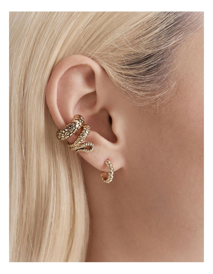 Rock Royalty Ear Cuff Set in Gold image 4