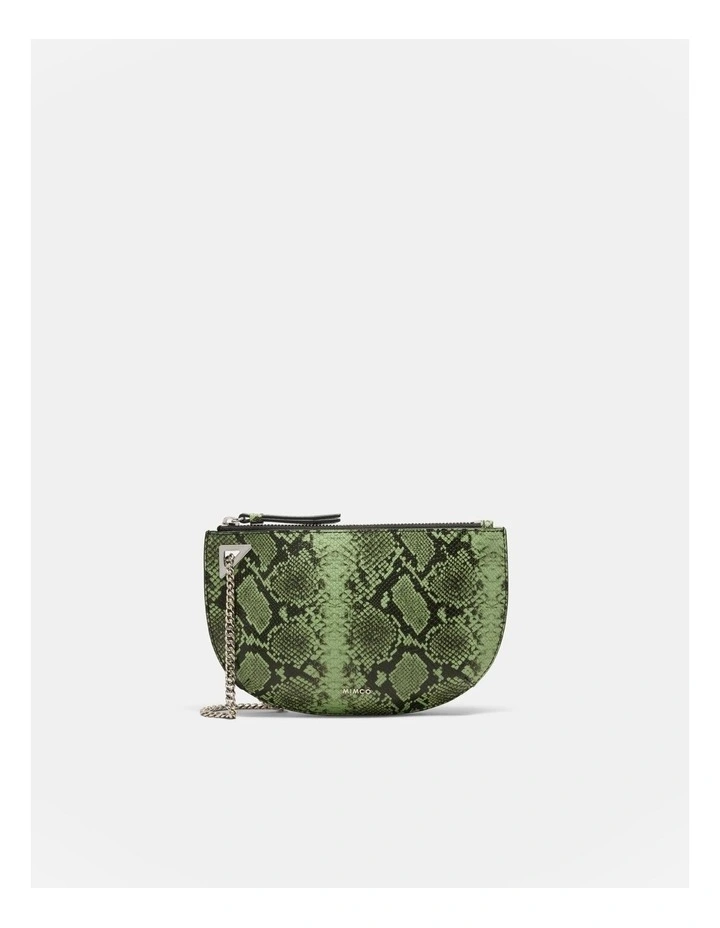 Dolly Pouch in Matcha Snake image 1