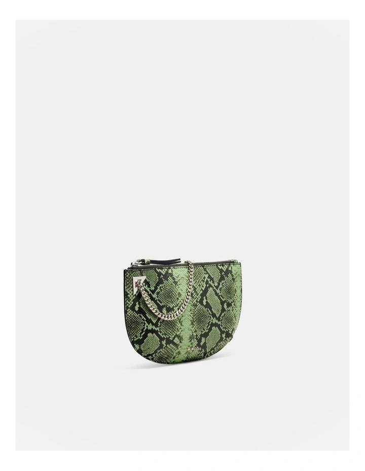 Dolly Pouch in Matcha Snake image 3