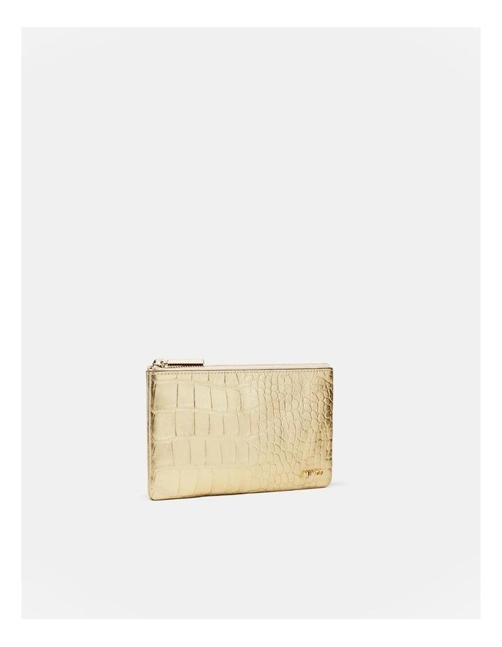 Drift Medium Pouch in Light Gold image 2