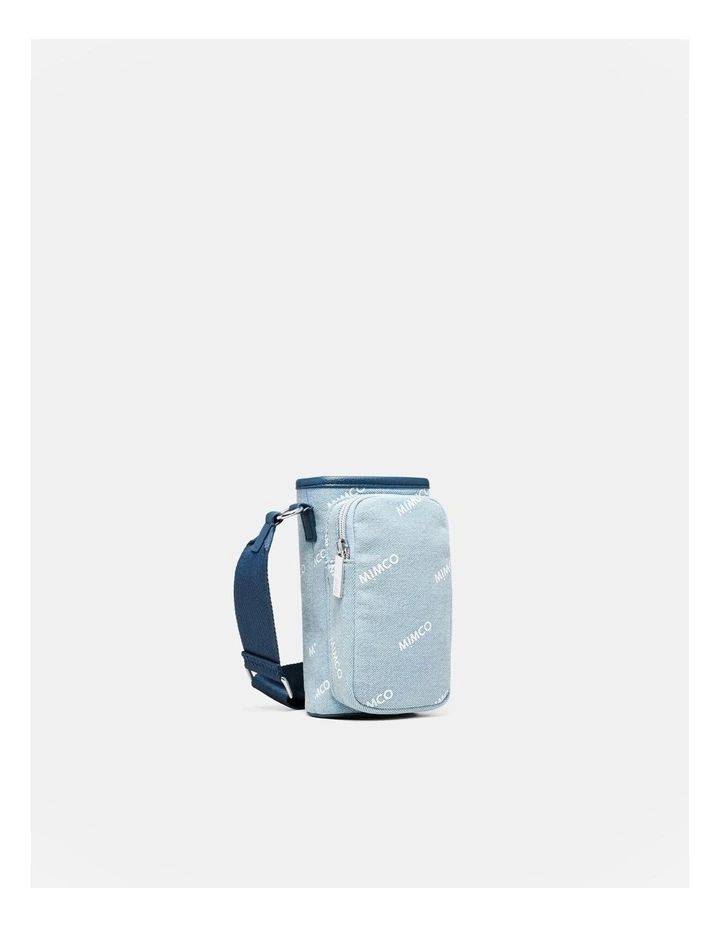 Poolparty Drink Bottle Crossbody Bag in Denim image 3